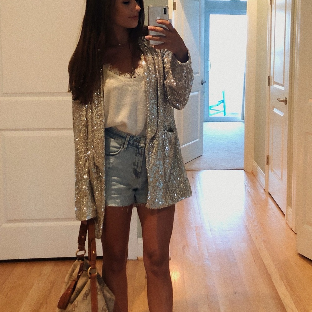 Gianni Bini Sequin Blazer - Picture 5 of 5